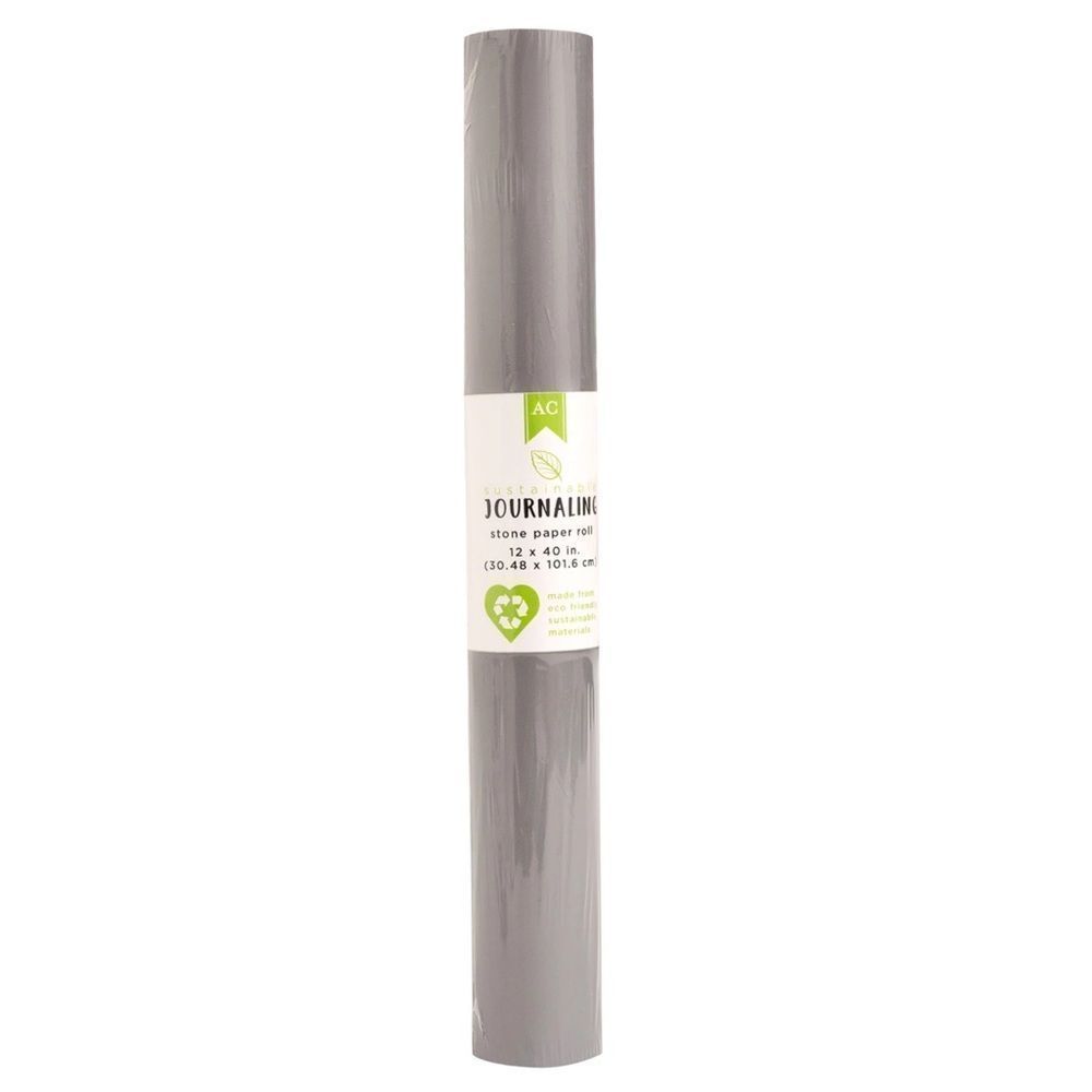 AC Sustainable Journaling Stone Paper Roll 12 X 40 in ***NEW IN‎ PLASTIC***